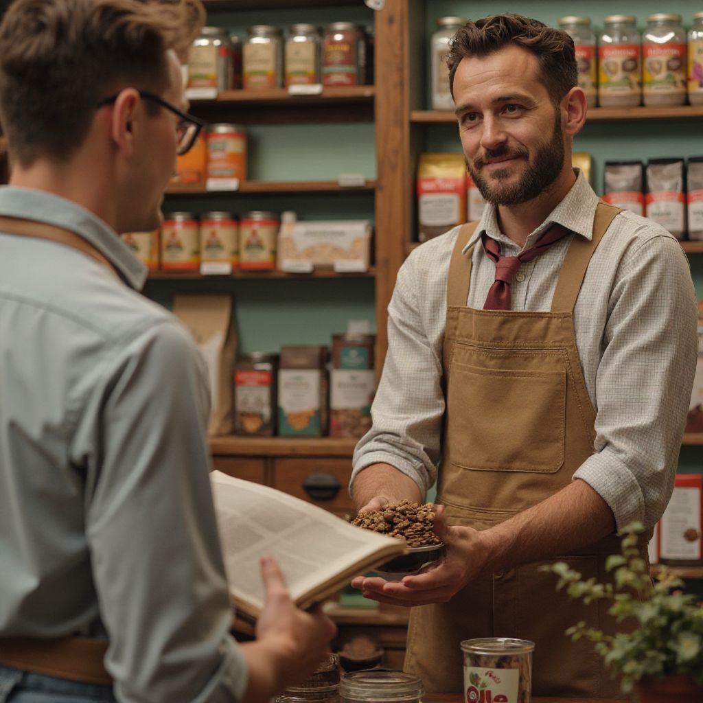 Nutritional consultation with pet owner