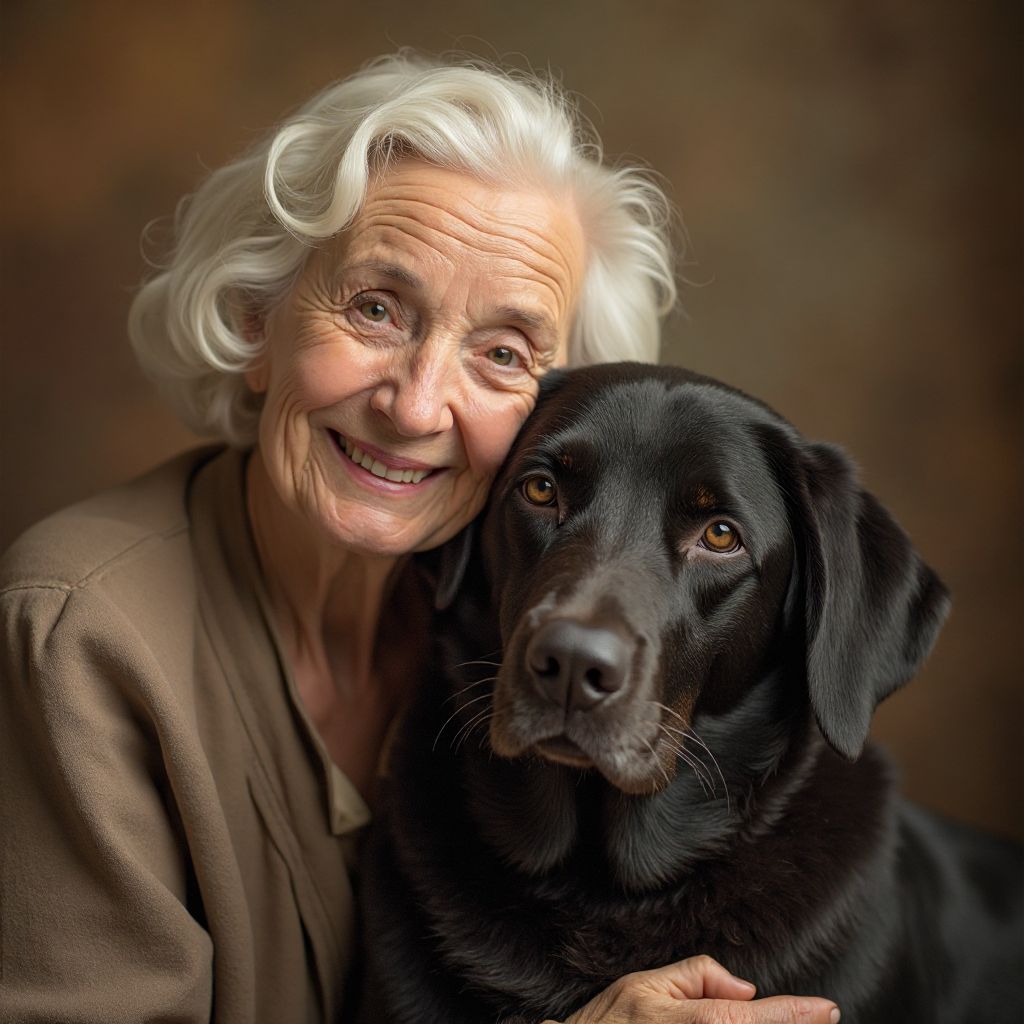Eleanor and her dog Max